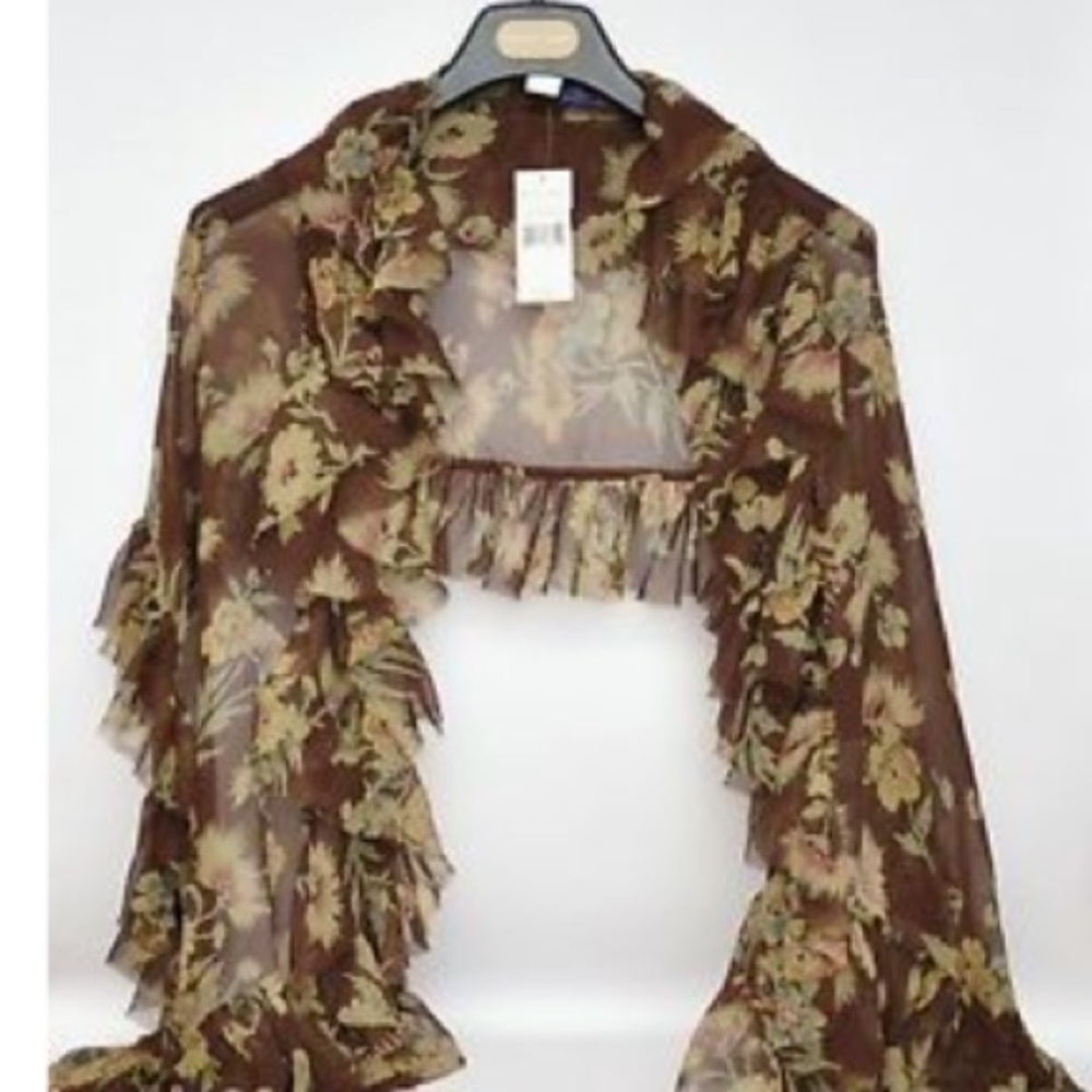 Ralph Lauren Purple Label Silk Chiffon Scarf